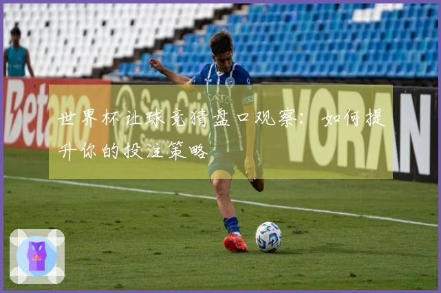 世界杯让球竞猜盘口观察：如何提升你的投注策略